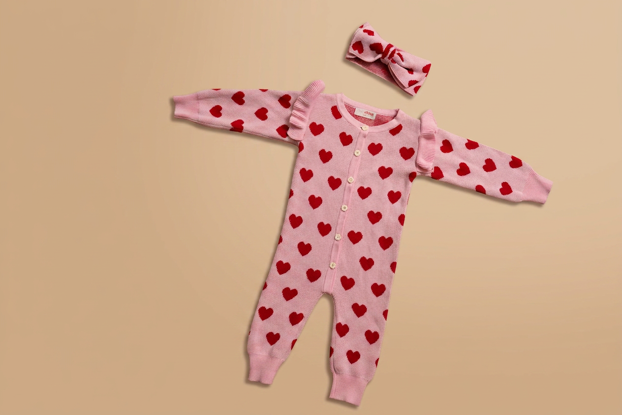 Sweetheart Onesie &amp; Headband Set