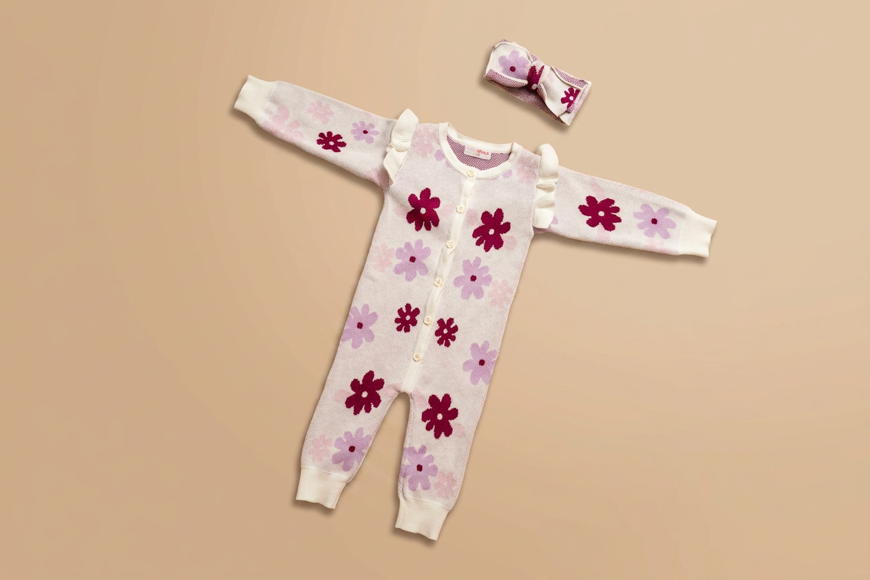 Blossom Onesie &amp; Headband Set