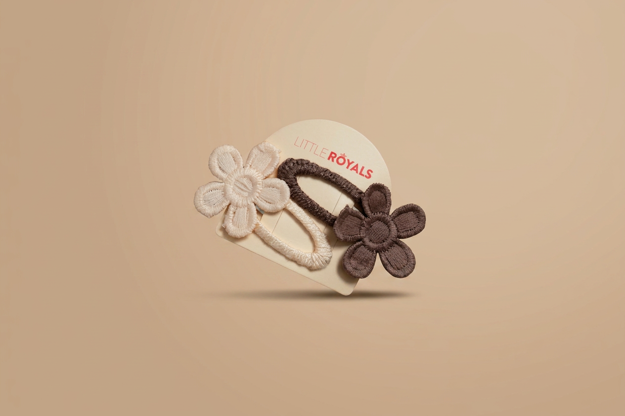 Daisy Floral Clips – Ivory &amp; Cocoa