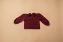 The Willow Lace Knit Top – Berry