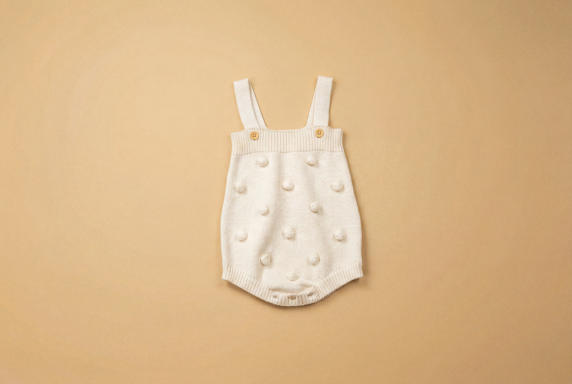 The Snow Pom Knit Romper