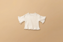 “Daisy Frill” Cotton Knit Top